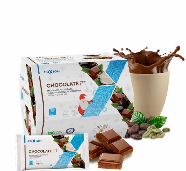 Chocolate Fit Navideño — 14 sticks x 15 g