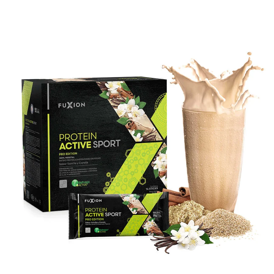 Protein Active Sport - Vainilla y Canela — 14 sticks x 25 g